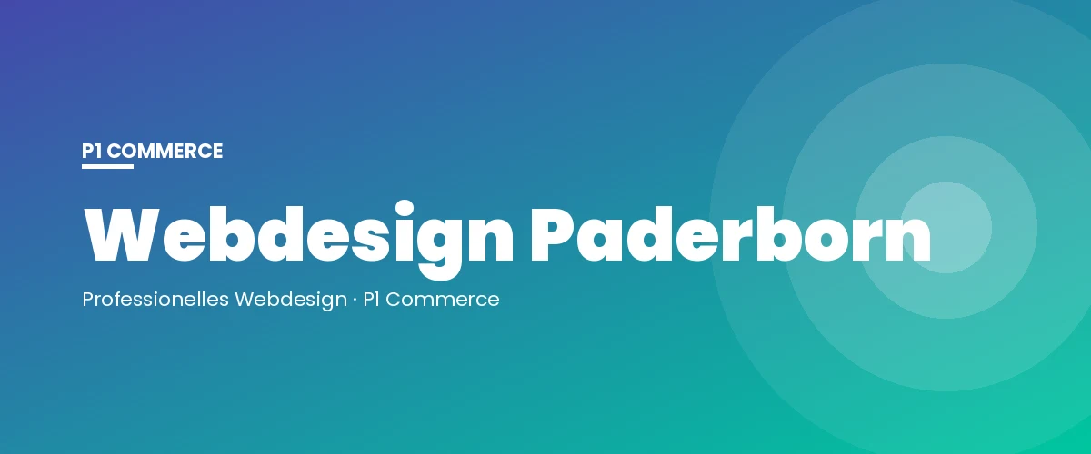 Webdesign Paderborn – P1 Commerce Webagentur